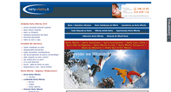 Desktop Screenshot of narty-wlochy.it